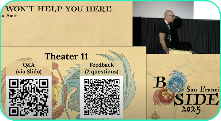 BSidesSF 2025 - AI Won’t Help You Here (Ian Amit)