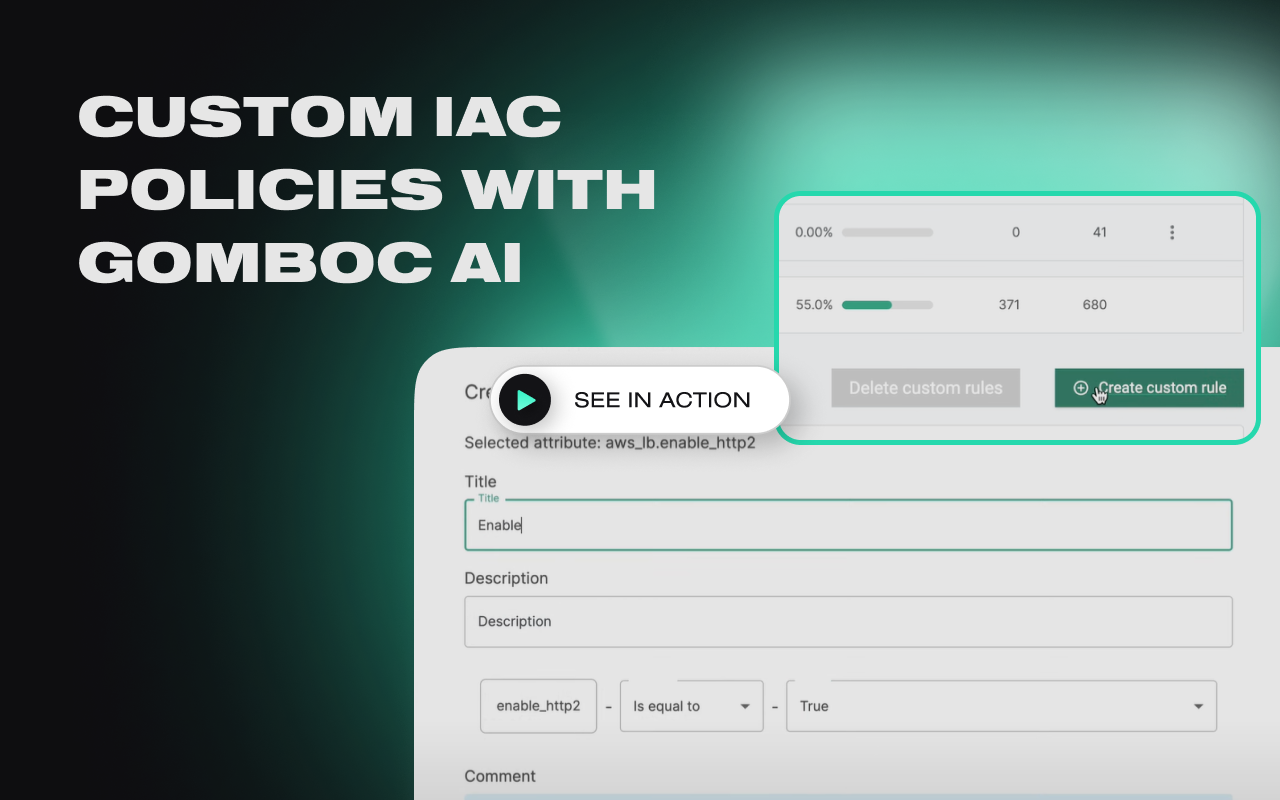 custom iac policies with gomboc ai